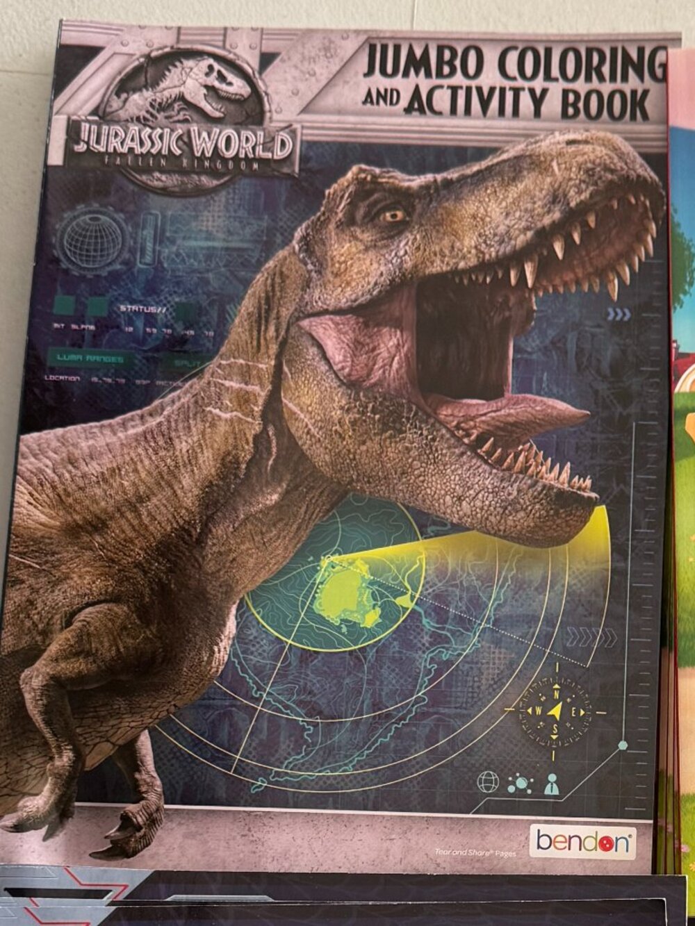 Jurassic World Coloring and Activity Book set of 5